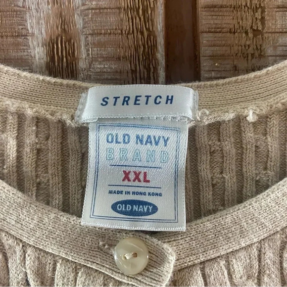 Vintage Old Navy Textured Button Front Cardigan 🦙 - Picture 2 of 3